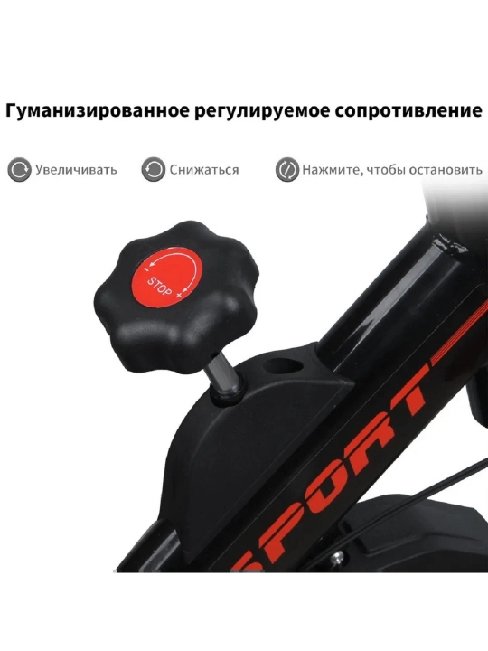 EN Q7 LED displeyli velotrenajyor, Bluetooth, 150 kg gacha, uy uchun