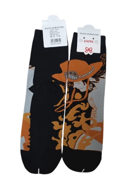 Носки с персонажами аниме One Piece, хлопковые, унисекс, размер 36–44 - 