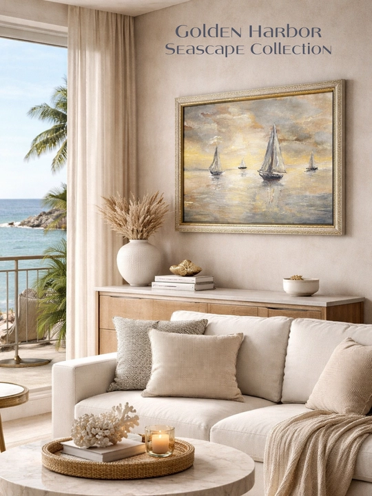 Картины ручной работы, интерьерная живопись, авторская коллекция Seascape Collection