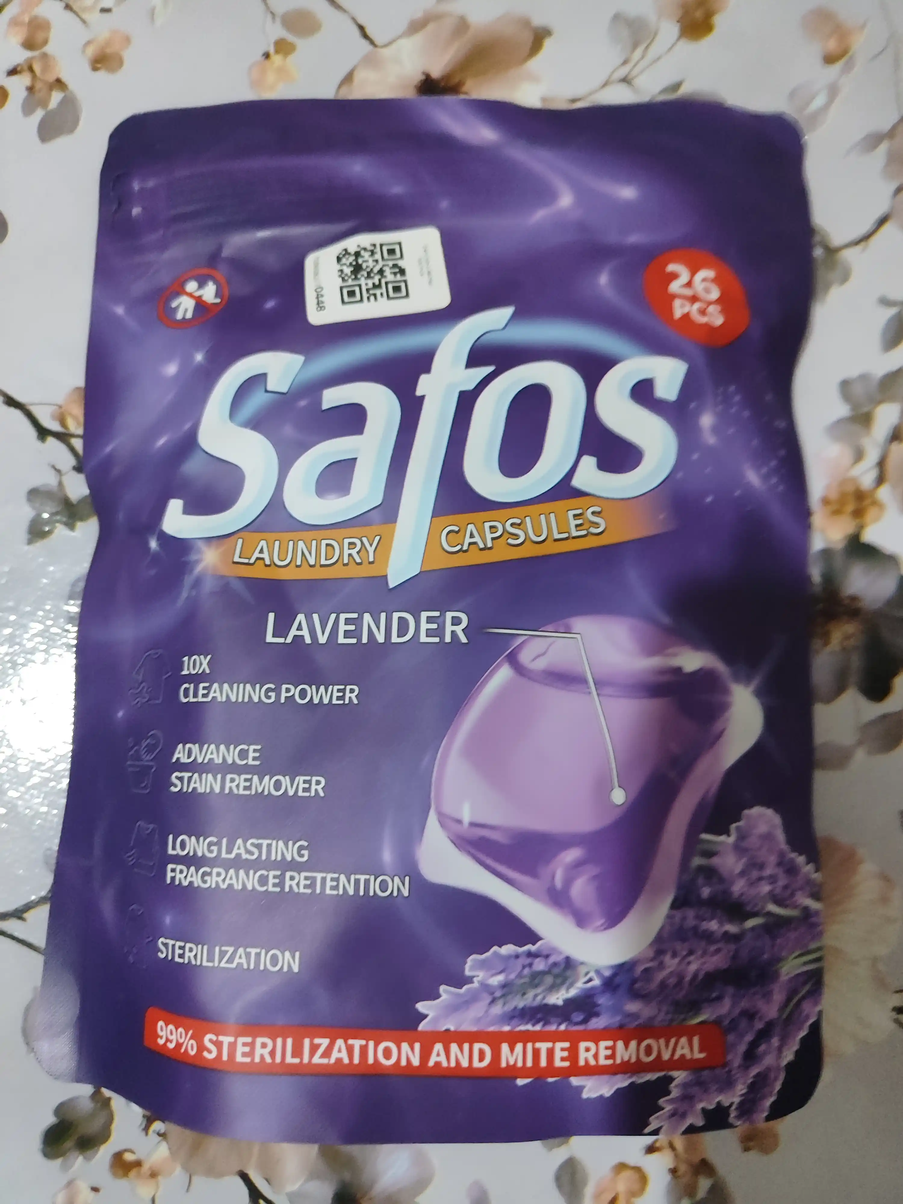 Капсулы для стирки Safos, для цветного, чёрного и белого белья, концентрированное средство