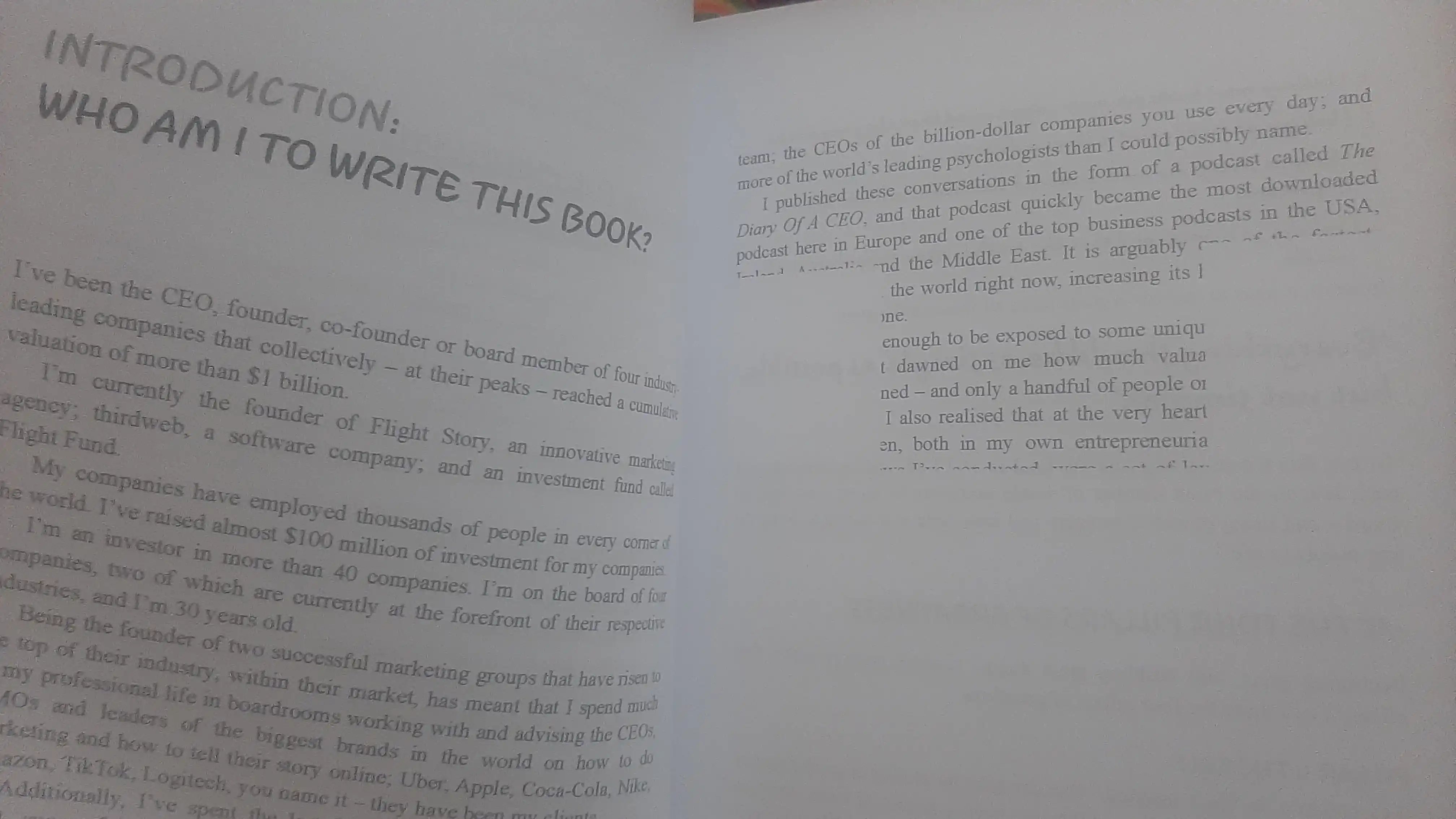 The diary of a CEO. The 33 laws of business and life. Steven Bartlett