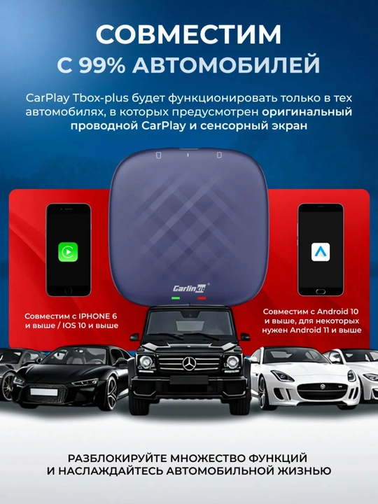 Android Carplay Box Bluetooth-система для автомобилей 4, 64 ГБ, 8, 128 ГБ