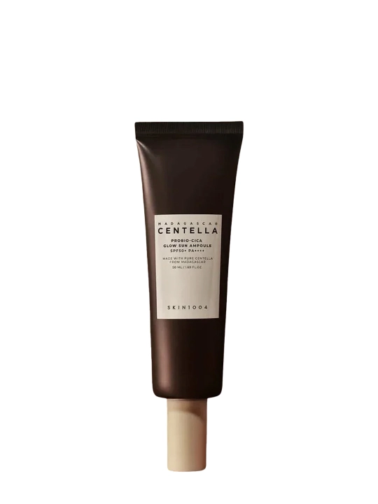 Солнцезащитная ампульная сыворотка SKIN1004 Centella Probio-Cica Glow Sun Ampoule - 