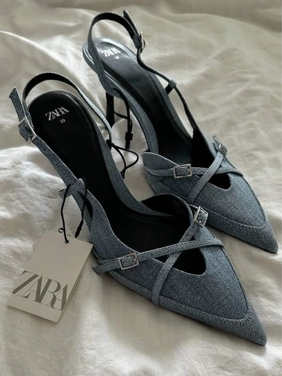 Женские туфли, туфли на каблуках, merry me, вечерняя обувь, ZARA с коробкой