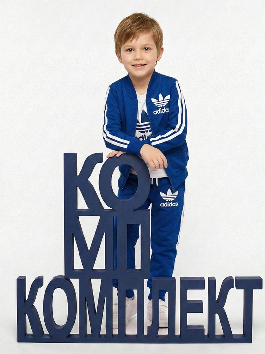 O'g'il bolalar uchun sport kostyumi, uch qismli, 2 yoshdan 12 yoshgacha bolalar uchun
