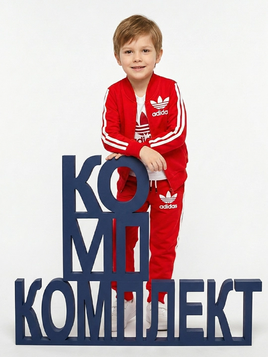 O'g'il bolalar uchun sport kostyumi, uch qismli, 2 yoshdan 12 yoshgacha bolalar uchun