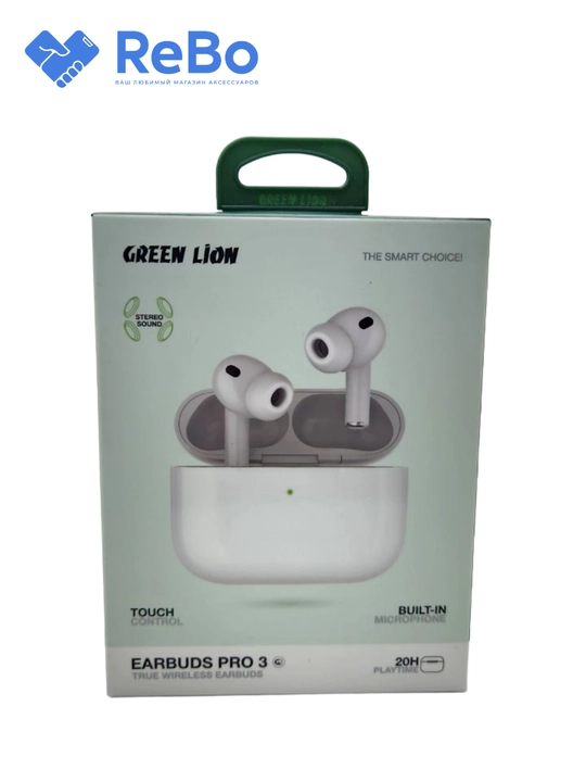 Simsiz quloqchinlar Green Lion Earbuds Pro 3,   Bluetooth 5.3