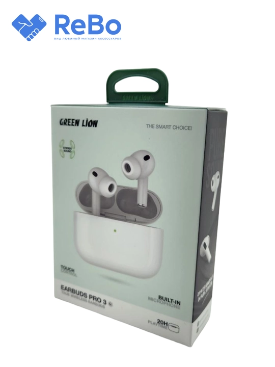 Simsiz quloqchinlar Green Lion Earbuds Pro 3,   Bluetooth 5.3