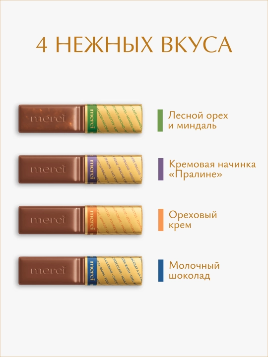 Конфеты Merci, 250 гр
