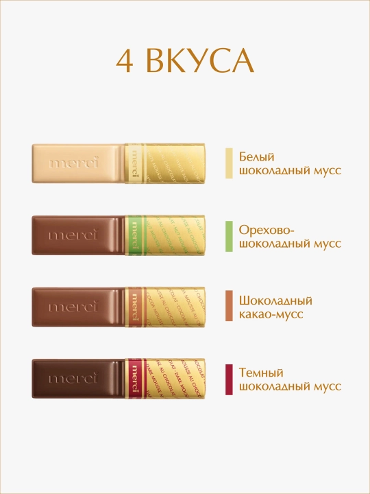 Конфеты Merci, 250 гр