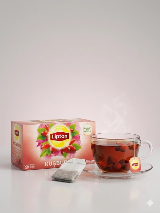 Фруктовый чай Lipton Kusburnu шиповник, 20 пакетиков, 50 г