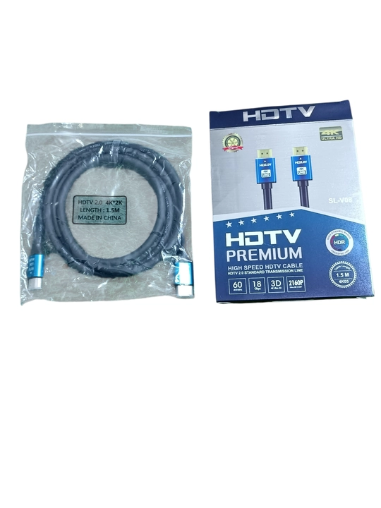 HDMI 2.0 kabel, 4K Ultra HD, PS5 va Smart TV uchun yuqori tezlikdagi kabel