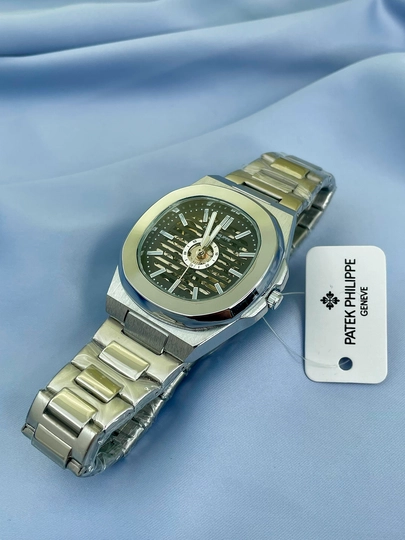 Мужские часы Patek Philippe с автоматическим механическим механизмом — THEPRIM-180W027-УГОЛЬН