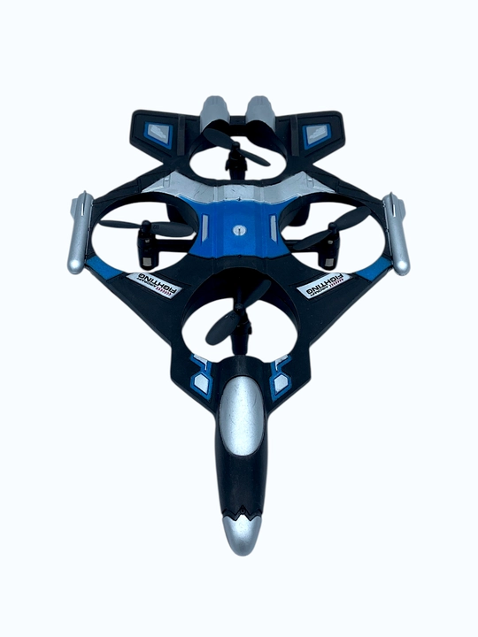 Radio boshqariladigan Fighter dron samolyot, 360° fokus, RGB chiroqli oyinchoq, bolalarga