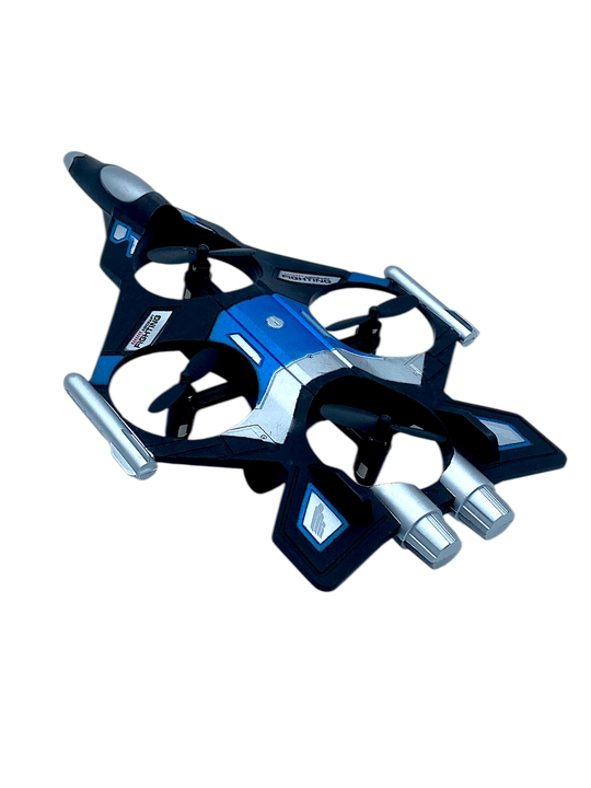 Radio boshqariladigan Fighter dron samolyot, 360° fokus, RGB chiroqli oyinchoq, bolalarga