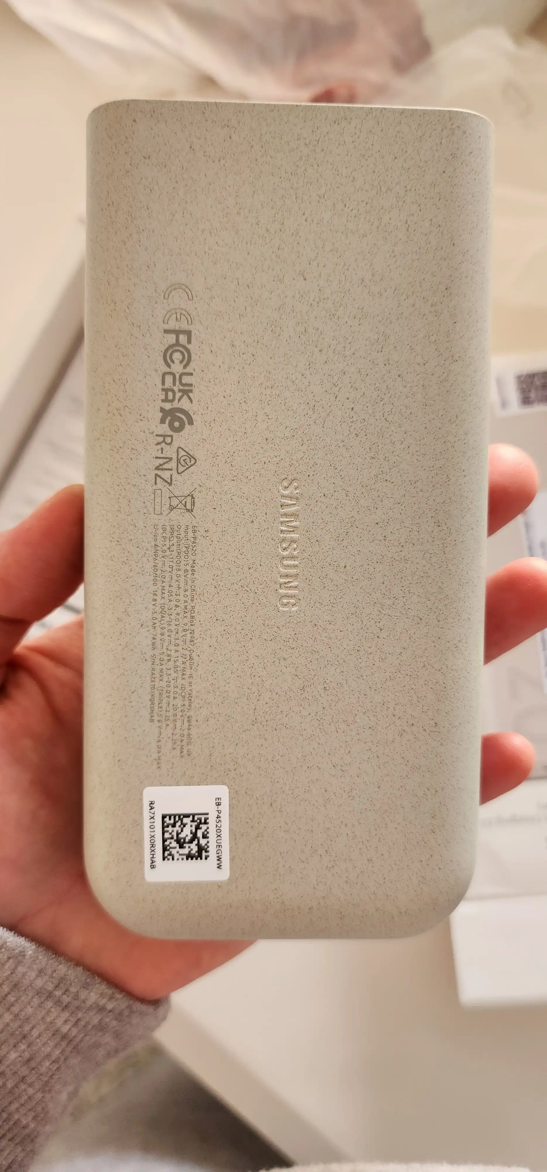SAMSUNG EB-P4520 Power Bank — 20000 мАч, 45W Super Fast Charging