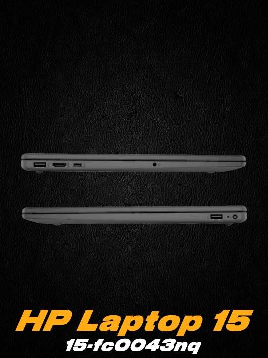 HP 15-fc0043nq / 15.6" FHD IPS /AMD Ryzen 5-7520U /LPDDR5 16ГБ /SSD 1ТБ /Radeon Graphics