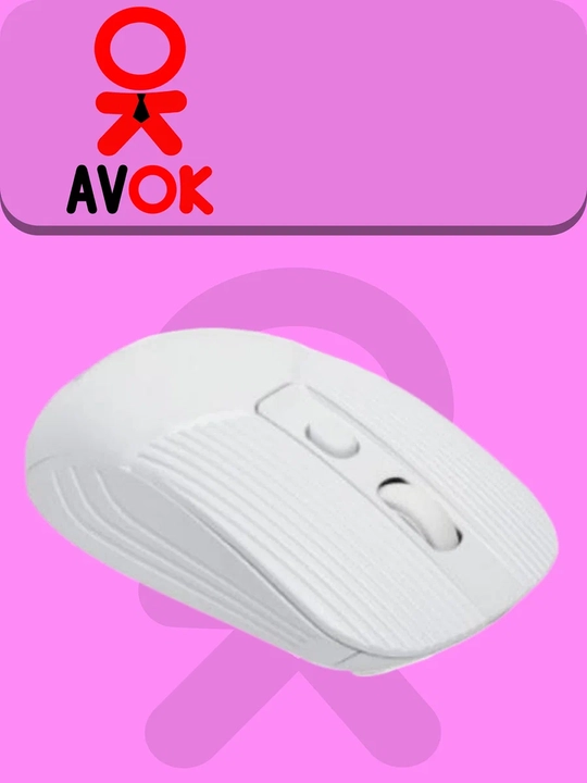 Borofone BG5 simsiz sichqonchasi, 2.4G, 800/1200/1600 DPI, oq
