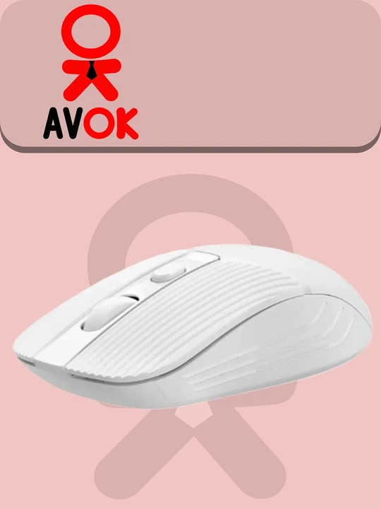 Borofone BG5 simsiz sichqonchasi, 2.4G, 800/1200/1600 DPI, oq