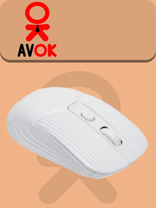 Borofone BG5 simsiz sichqonchasi, 2.4G, 800/1200/1600 DPI, oq