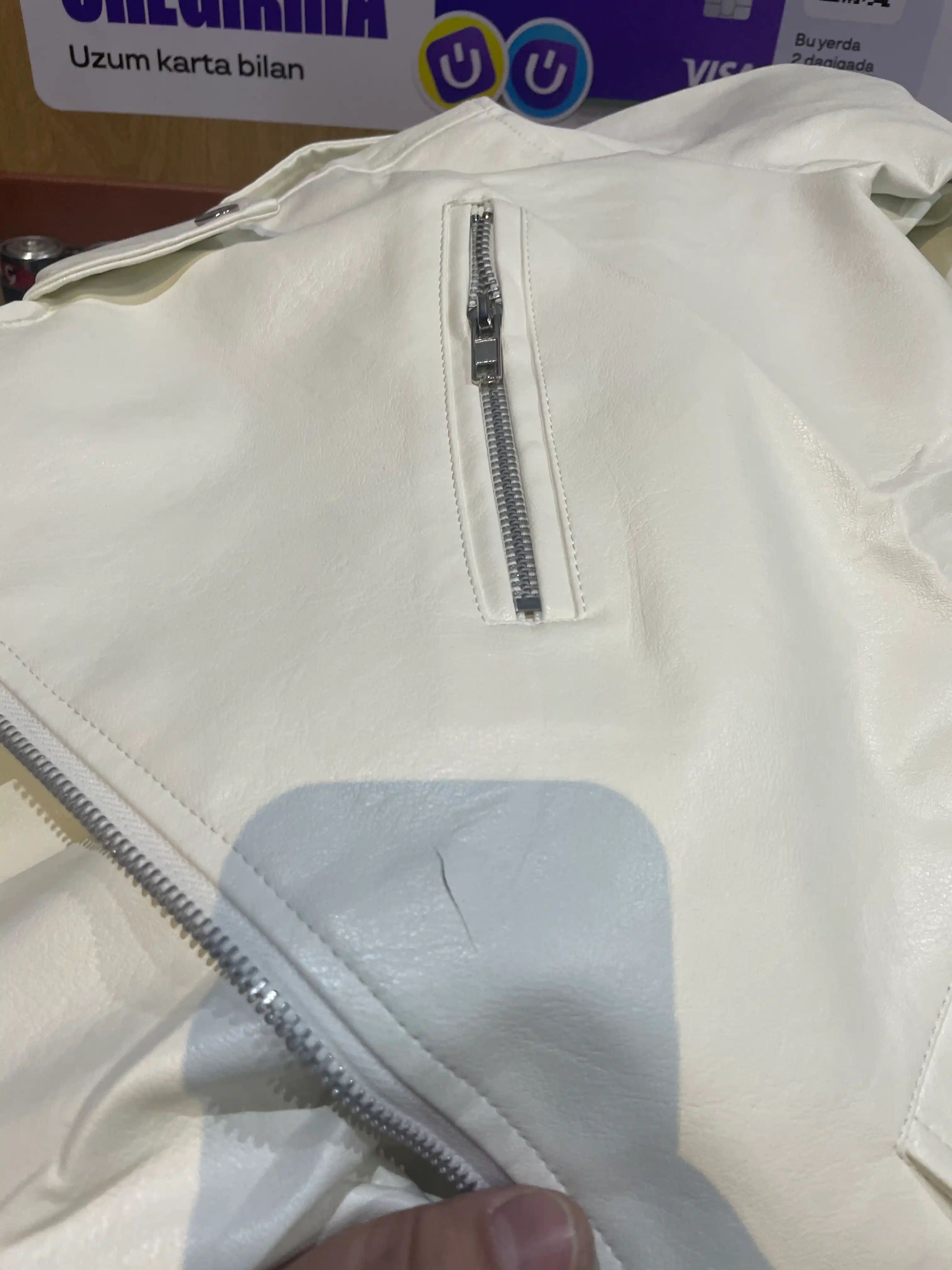 Ayollar charm kurtka, qisqa — UNCHA STORE