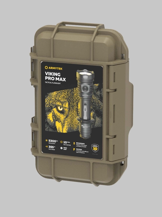 Taktik fonar Armytek Viking Pro Max (sovuq nur) - 