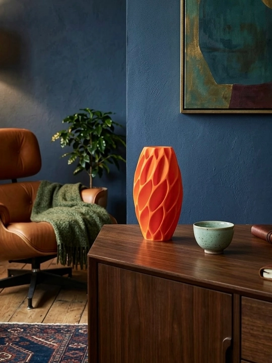 Ваза "Дюна" Rayelle home , из 3D пластика