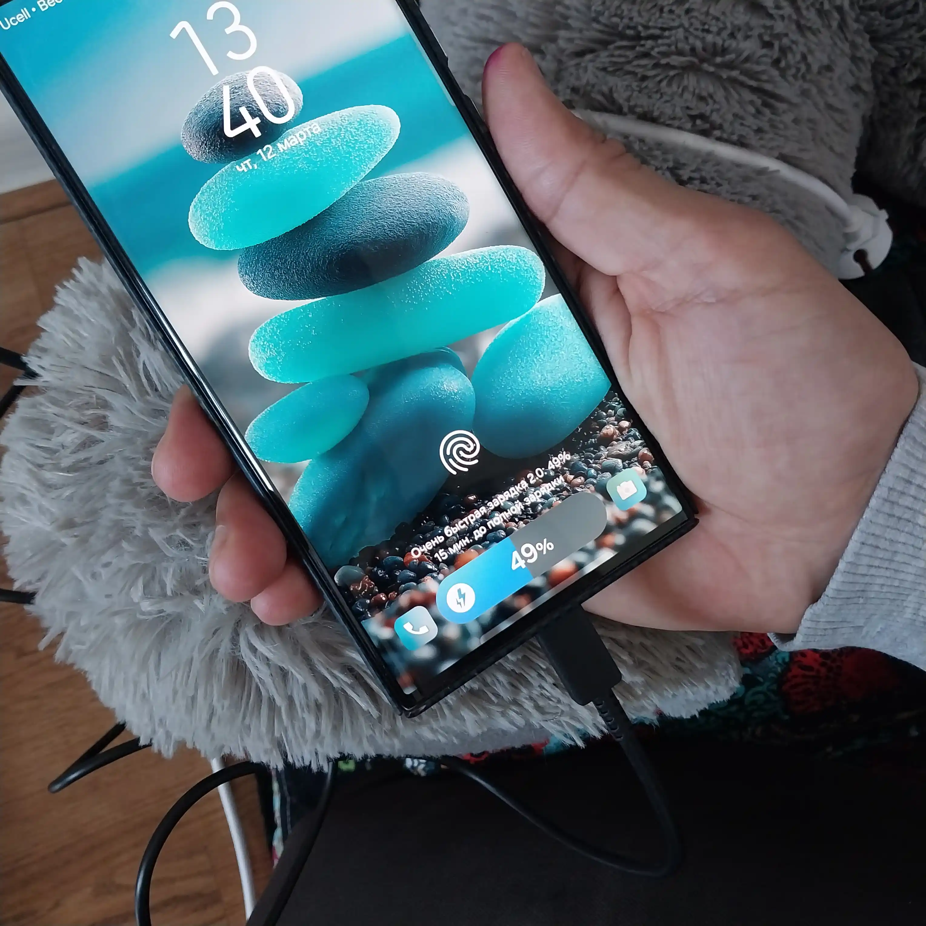 Samsung 45W USB-C (Type-C) Быстрое зарядное устройство + кабель USB-C 5A 1.8м
