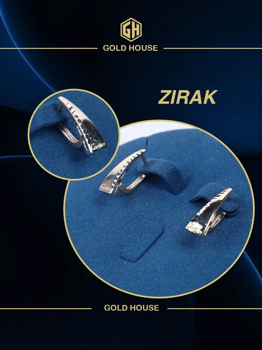 Gold House oltin taqinchoqlar to‘plami — sirg‘a va uzuk, 5.5 g