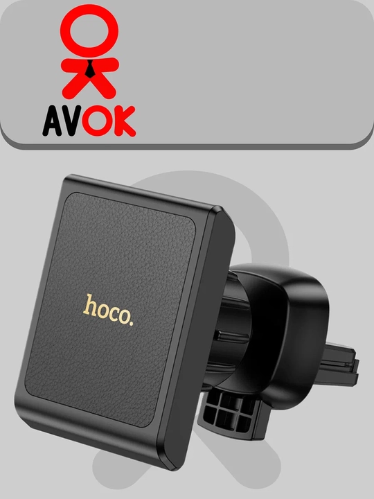 H44 Precious avtomobil magnit tutqichi, havo quvuri uchun, 360°, qora