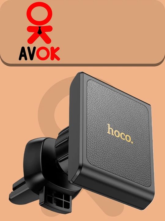 H44 Precious avtomobil magnit tutqichi, havo quvuri uchun, 360°, qora