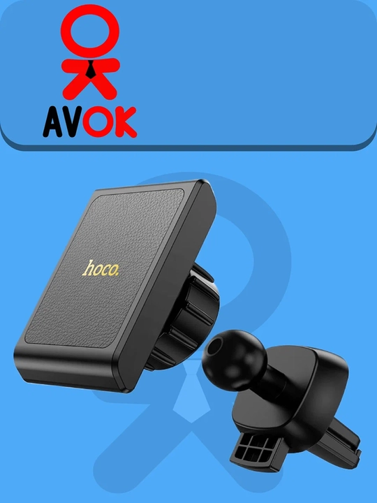 H44 Precious avtomobil magnit tutqichi, havo quvuri uchun, 360°, qora