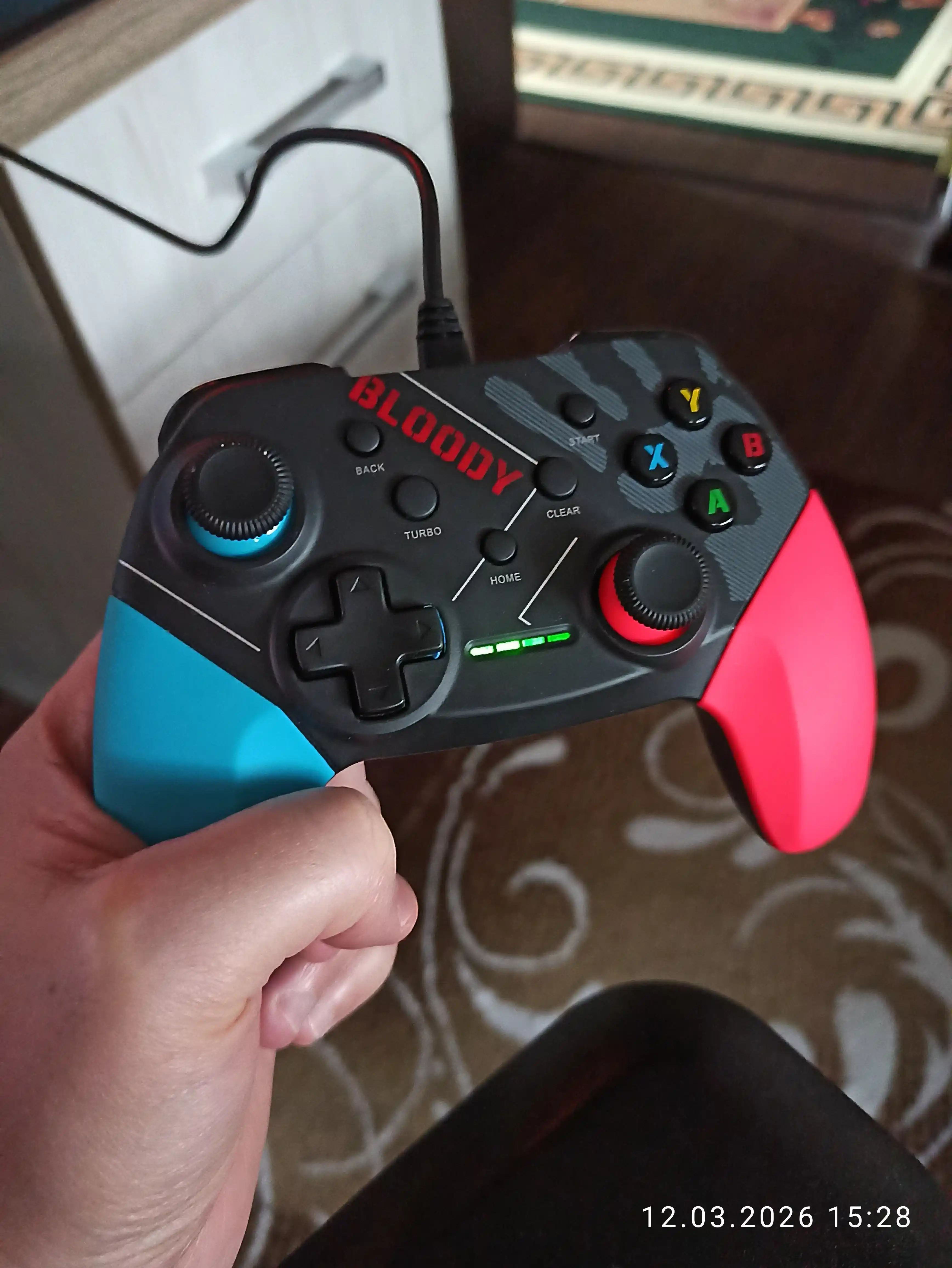 Jostik Gamepad Bloody GP30 Sports Blue
