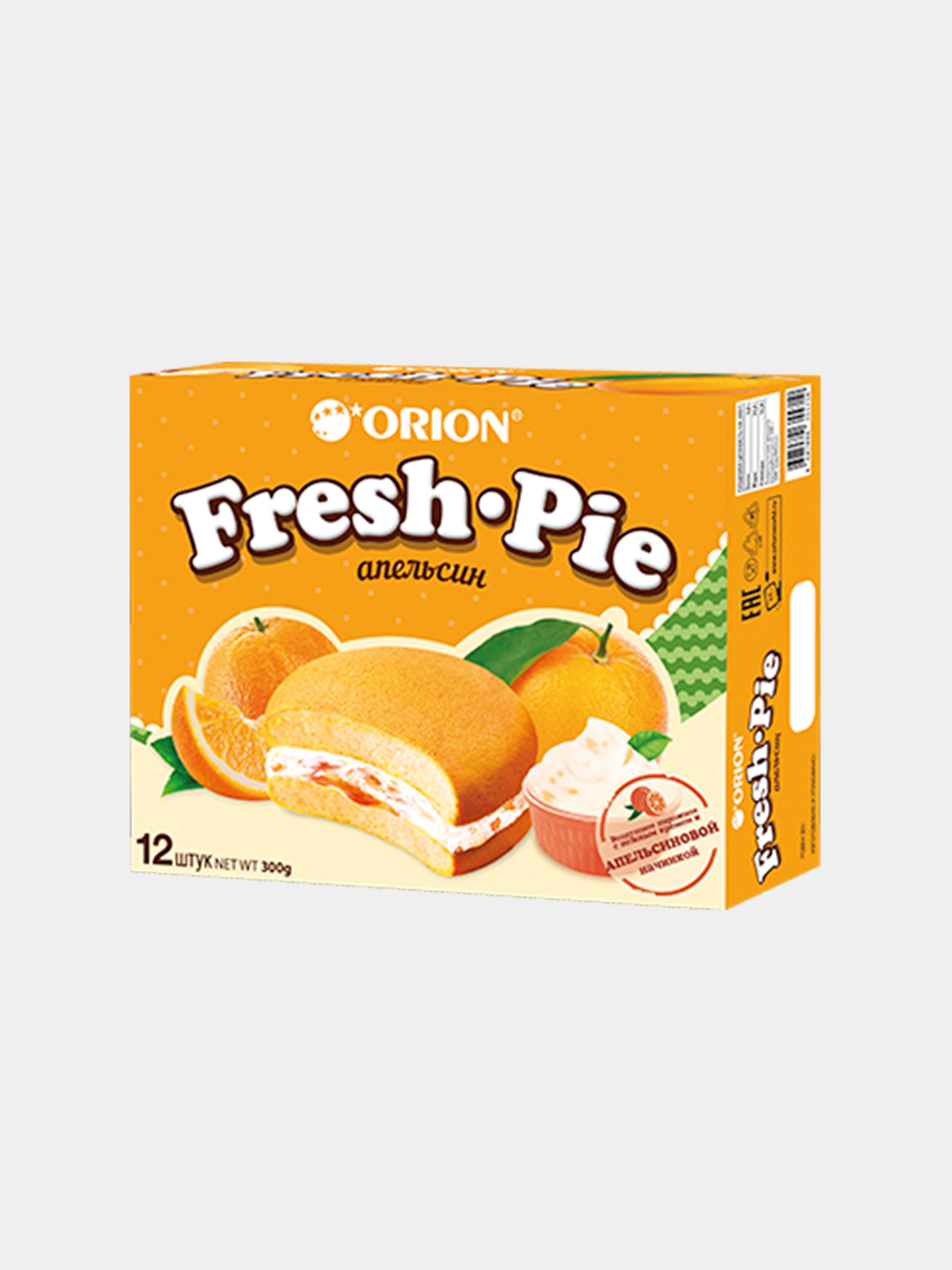 Fresh-Pie apelsinli tort, 300 g × 8 × 12 - 