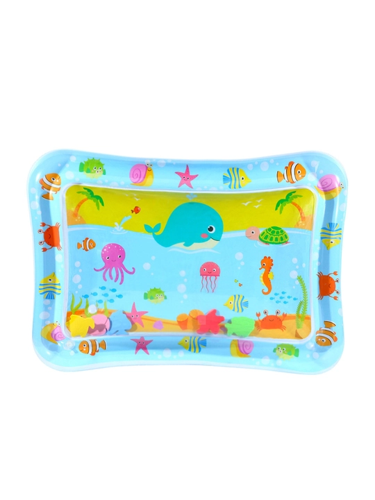 Rivojlantiruvchi suvli o‘yin matosi chaqaloqlar uchun — yumshoq o‘yinchoq gilamcha - 