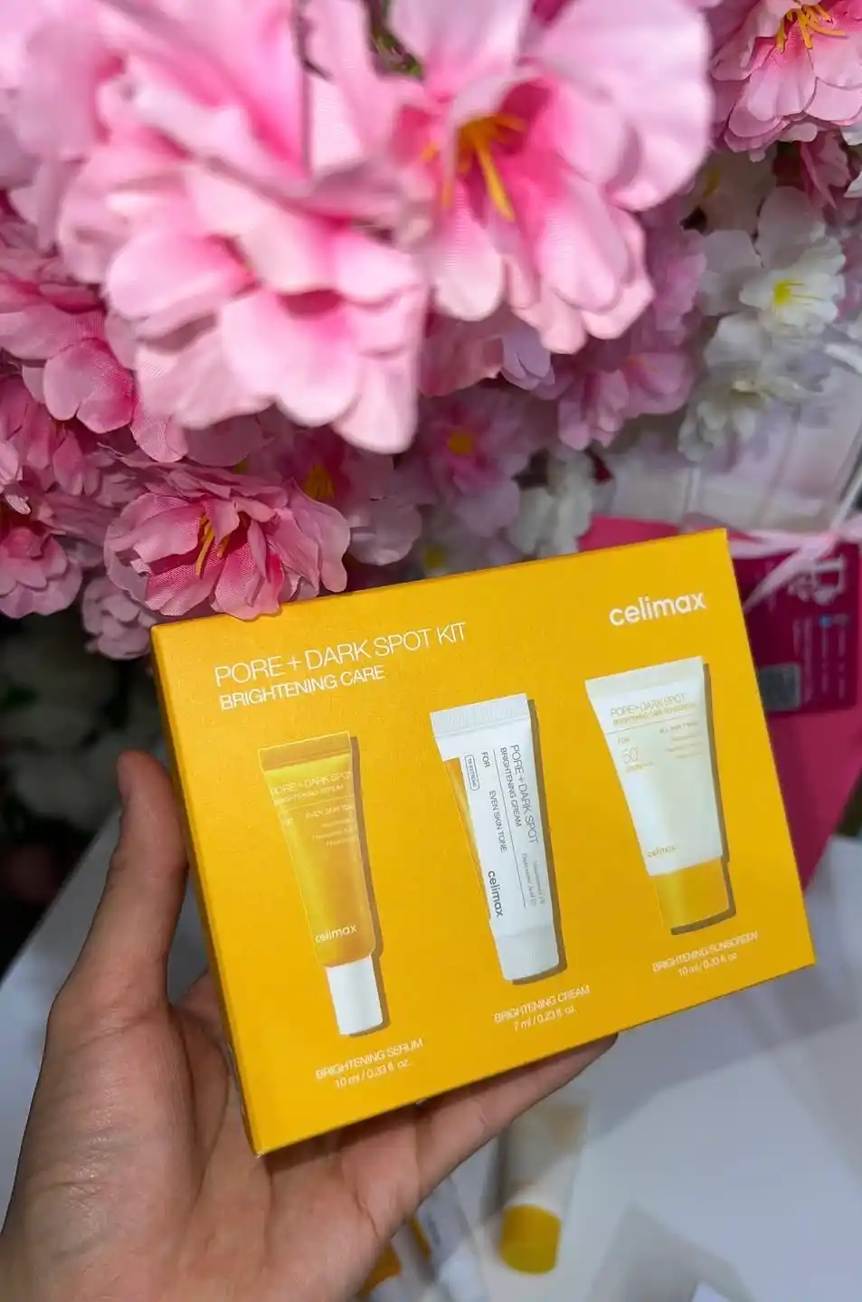Celimax набор миниатюр для лица: Noni, Dual Barrier, Dark Spot — тонер, крем, сыворотка