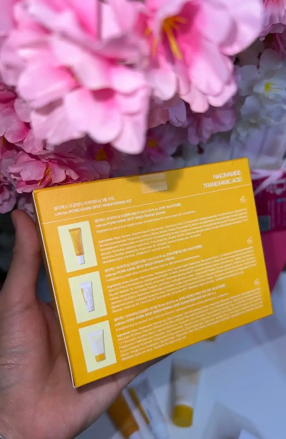 Celimax набор миниатюр для лица: Noni, Dual Barrier, Dark Spot — тонер, крем, сыворотка