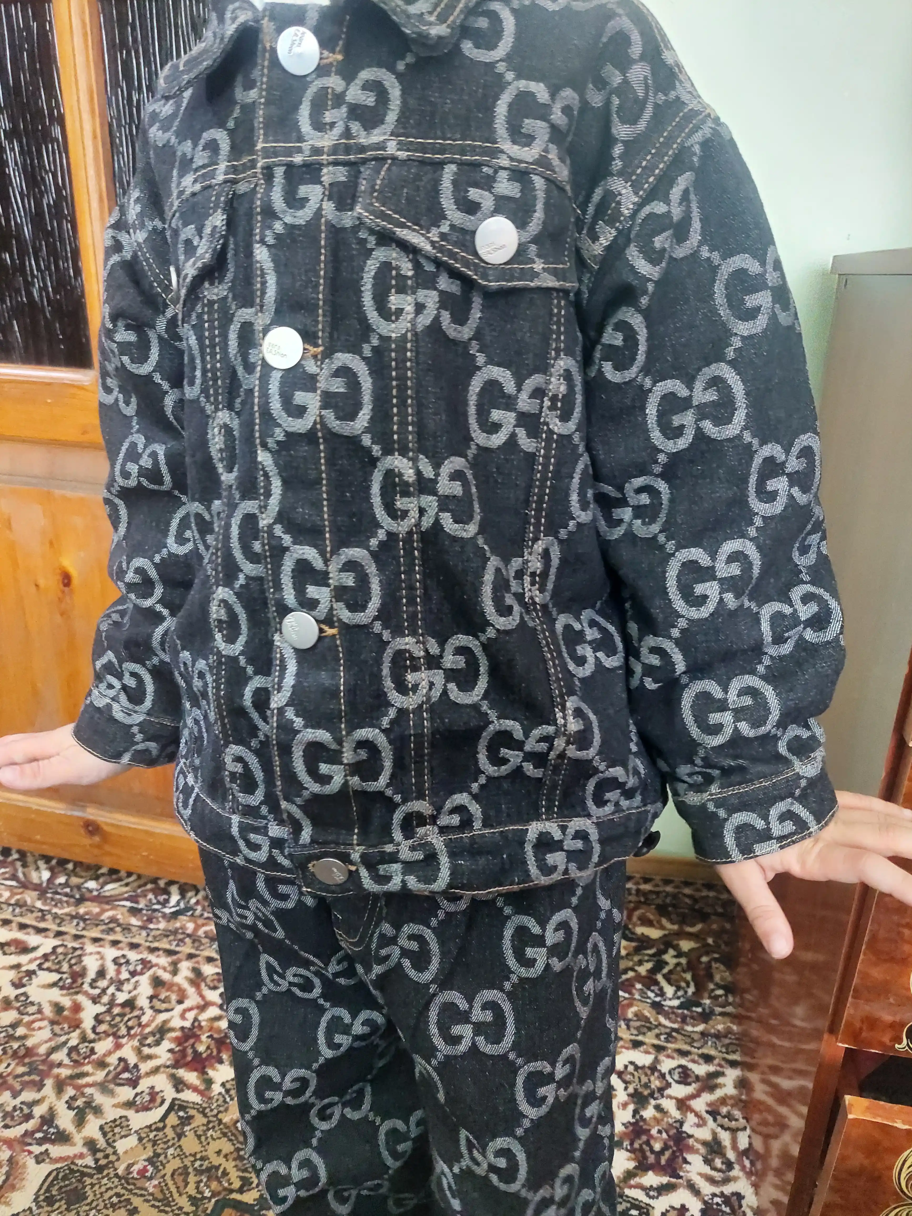 Джинсовая двойка для девочек