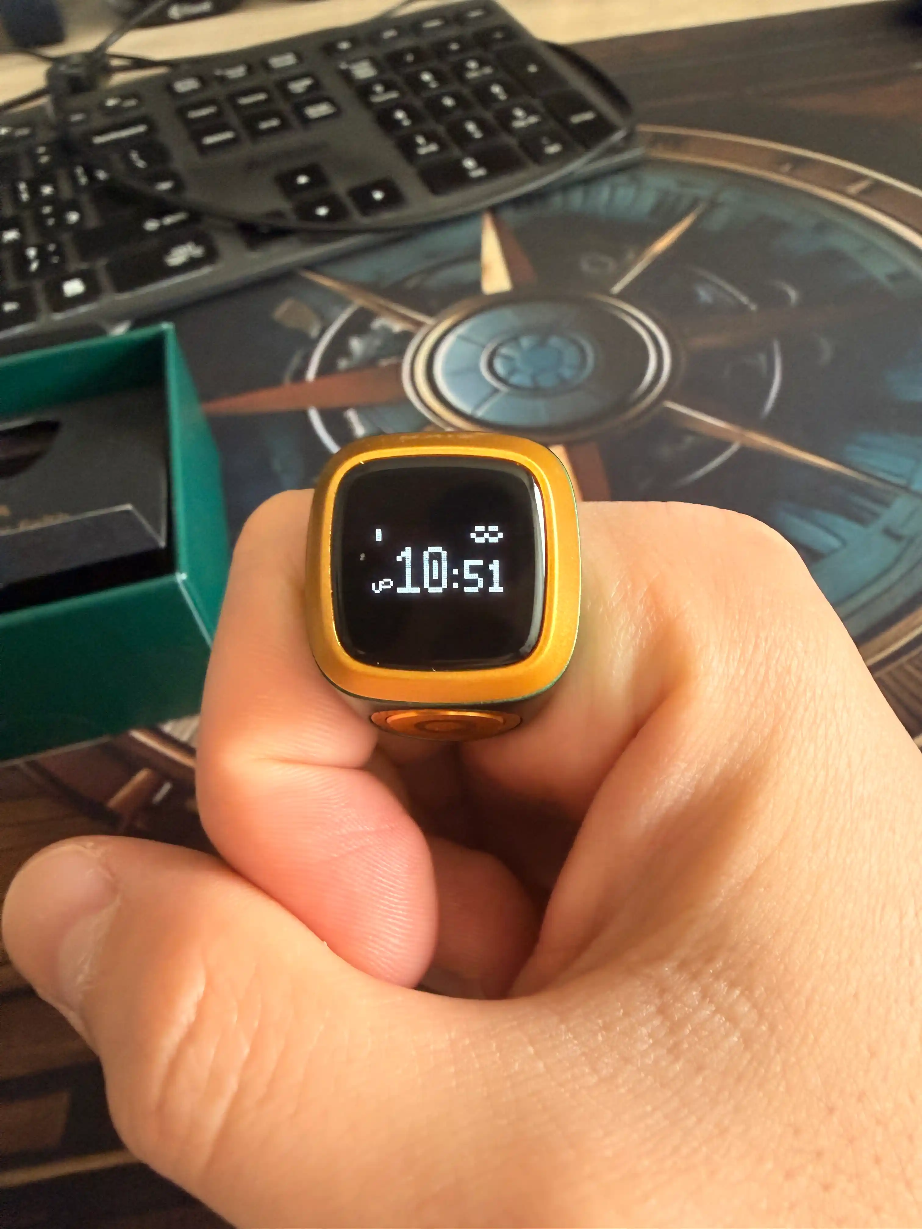 Умное - кольцо для зикра, электронные четки Zikr Ring Lite IQIBLA UMEOX