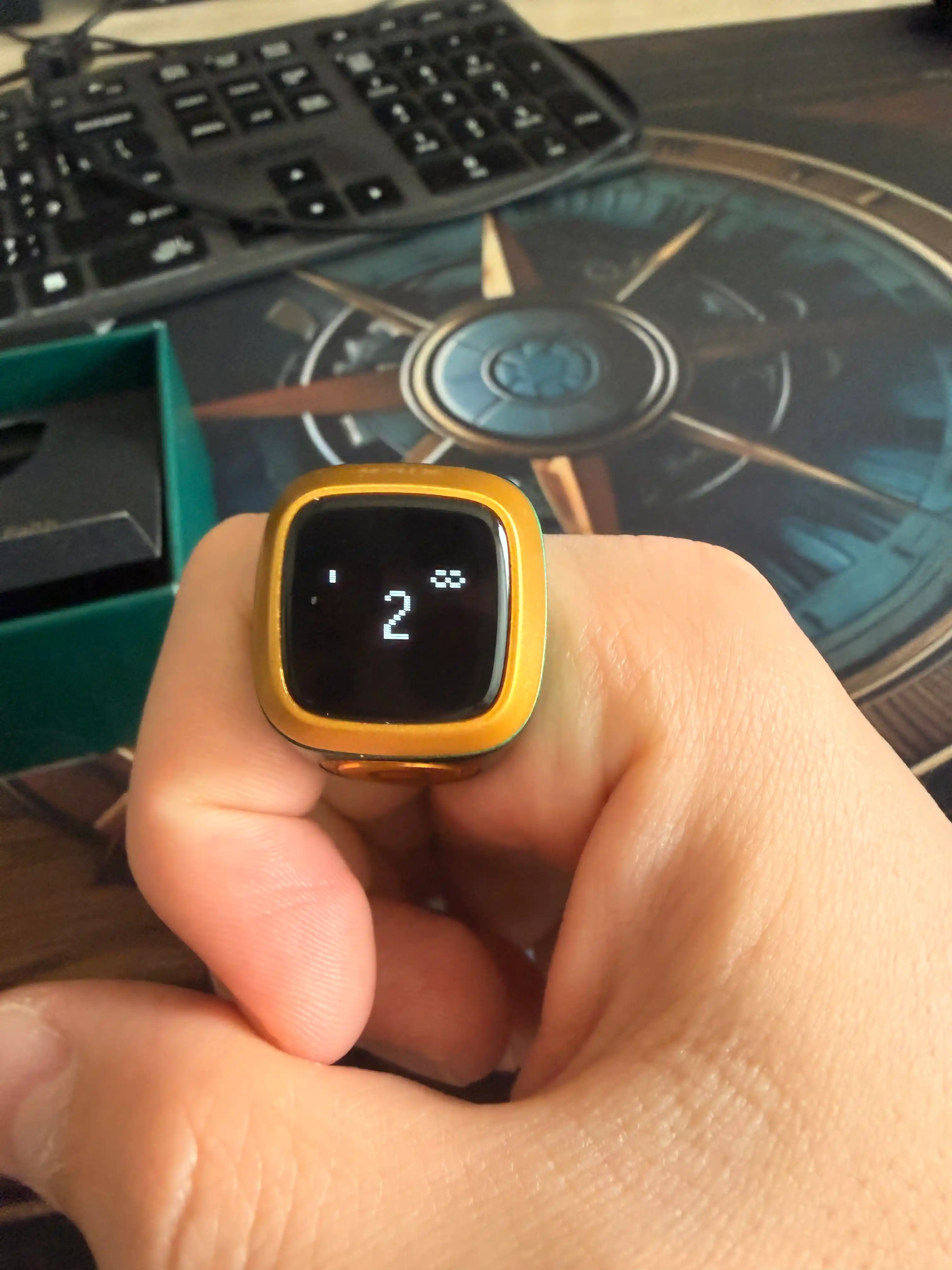 Умное - кольцо для зикра, электронные четки Zikr Ring Lite IQIBLA UMEOX