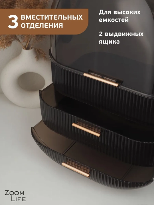 Органайзер для косметики и парфюмерии, контейнер для косметики
