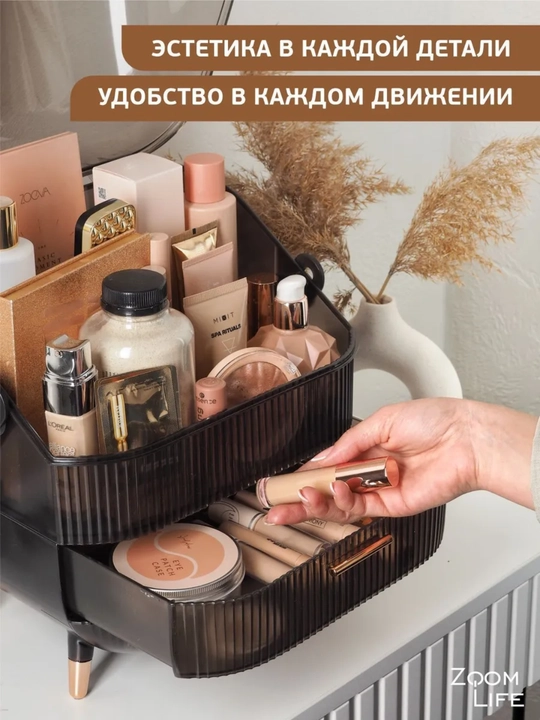 Органайзер для косметики и парфюмерии, контейнер для косметики
