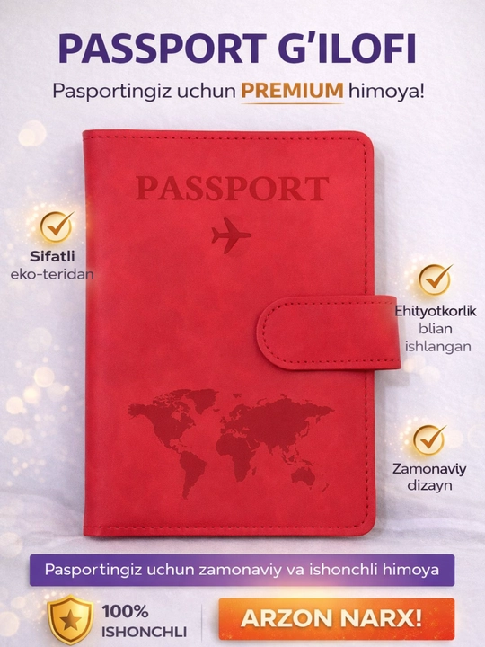 Xalqaro pasport uchun g'ilof - 