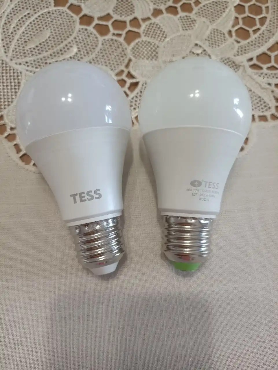 LED, lampochka, to‘plam 5/10 dona, patron E27 8-15 Vt, TESS, energiya tejamkor, 110-250V