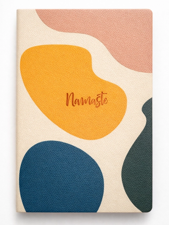 Namaste bloknot kundalik daftar – estetik dizaynli notebook, yozuv uchun daftar - 