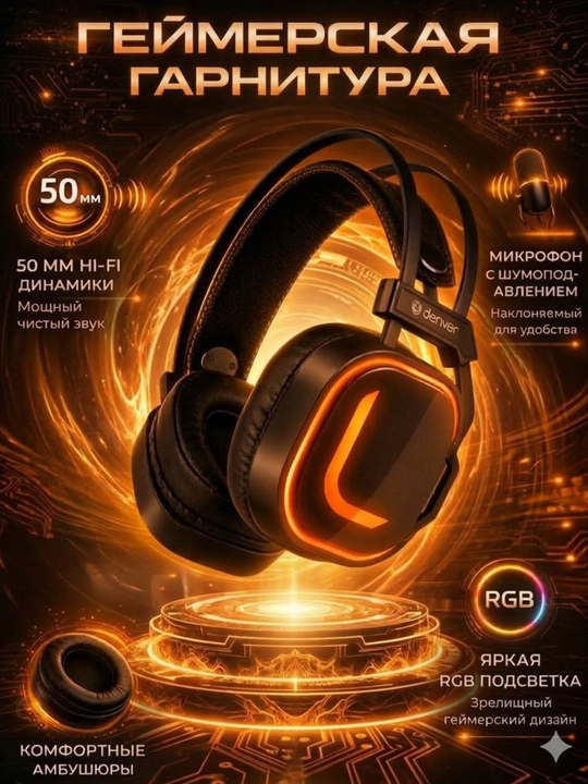 Проводные наушники для компьютера, игровая гарнитура с микрофоном