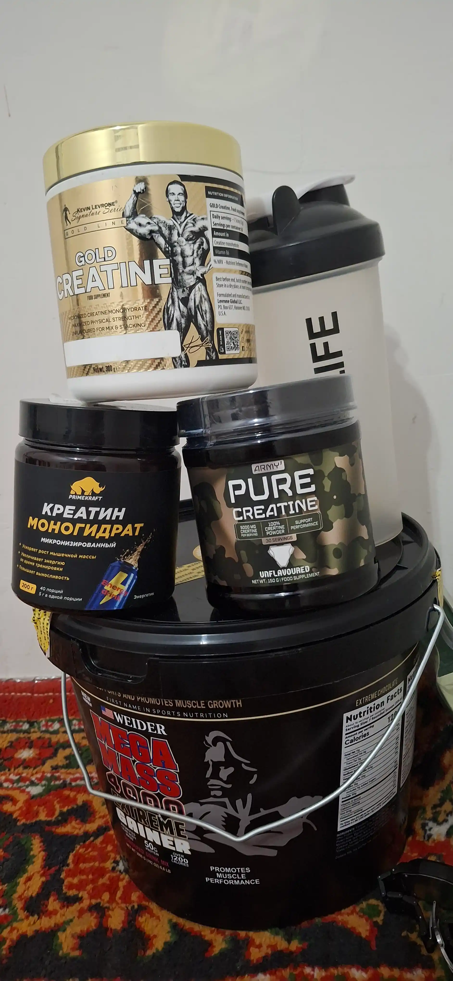 Kreatin monogidrat Army1 Pure Creatine 150 g ta’msiz halol 30 porsiya