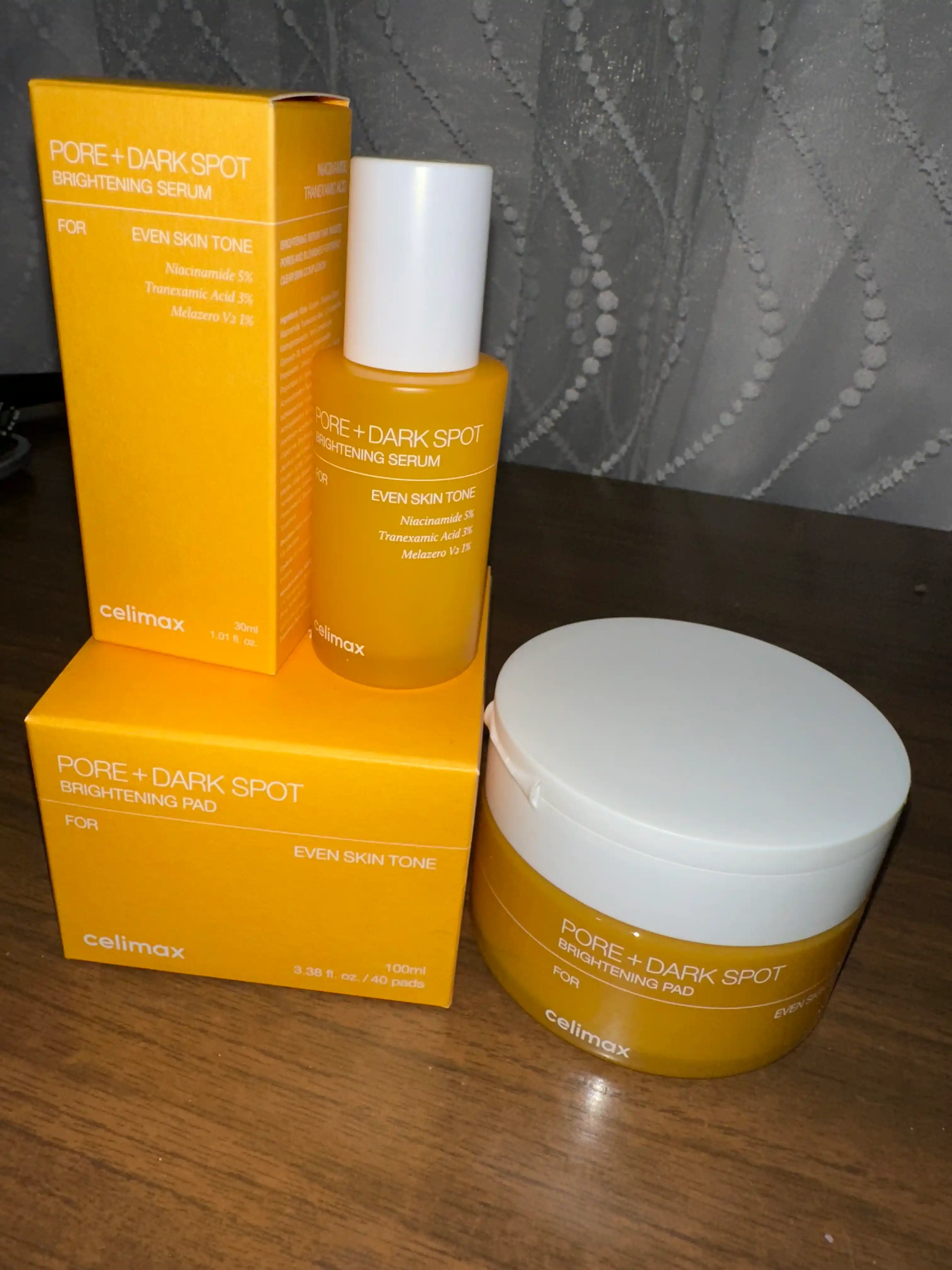 Celimax Pore Dark Spot Brightening Pad, пэды для сужения пор и осветления тёмных пятен