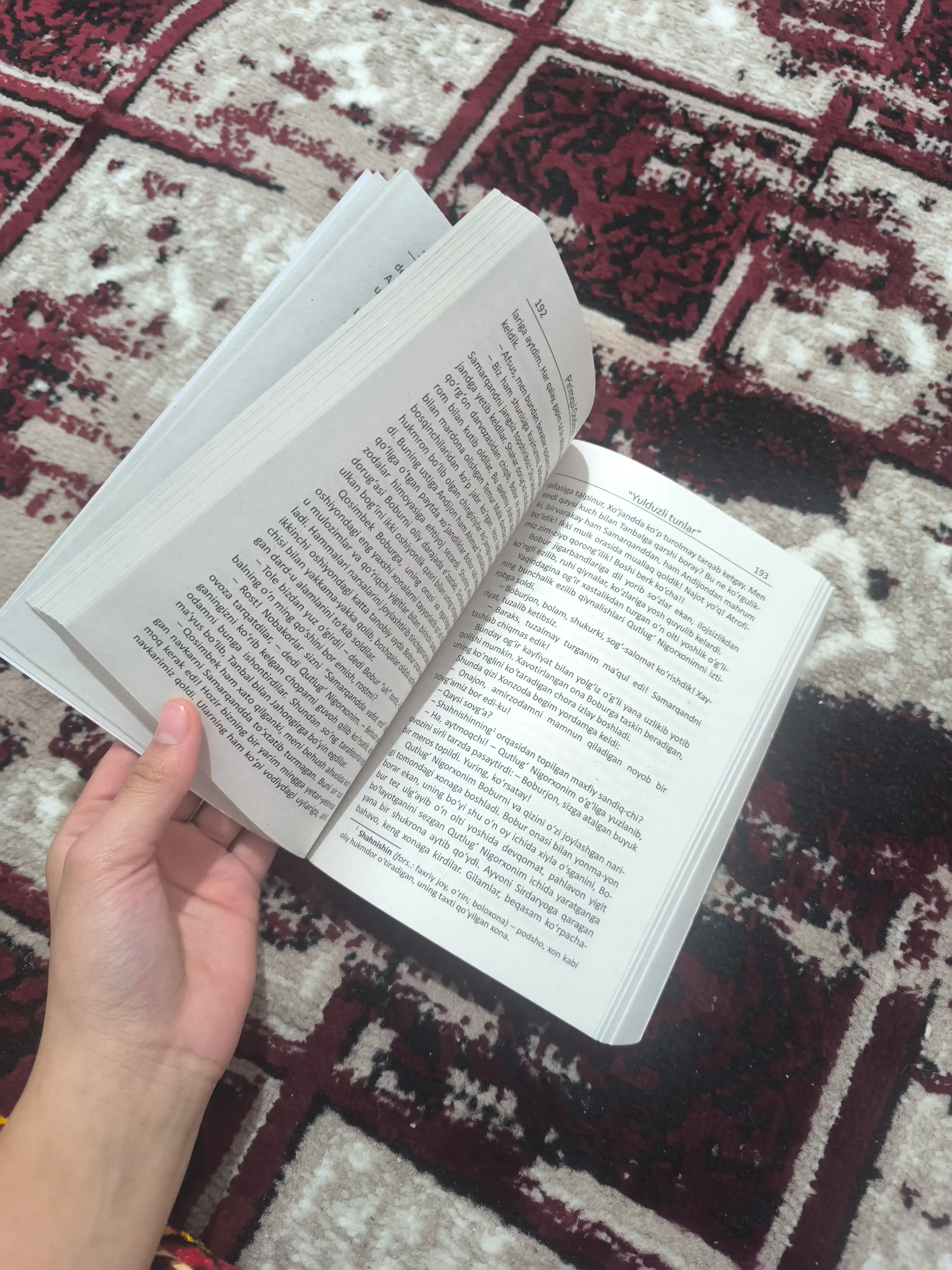Юлдузли тунлар, Пиримқул Қодиров, роман