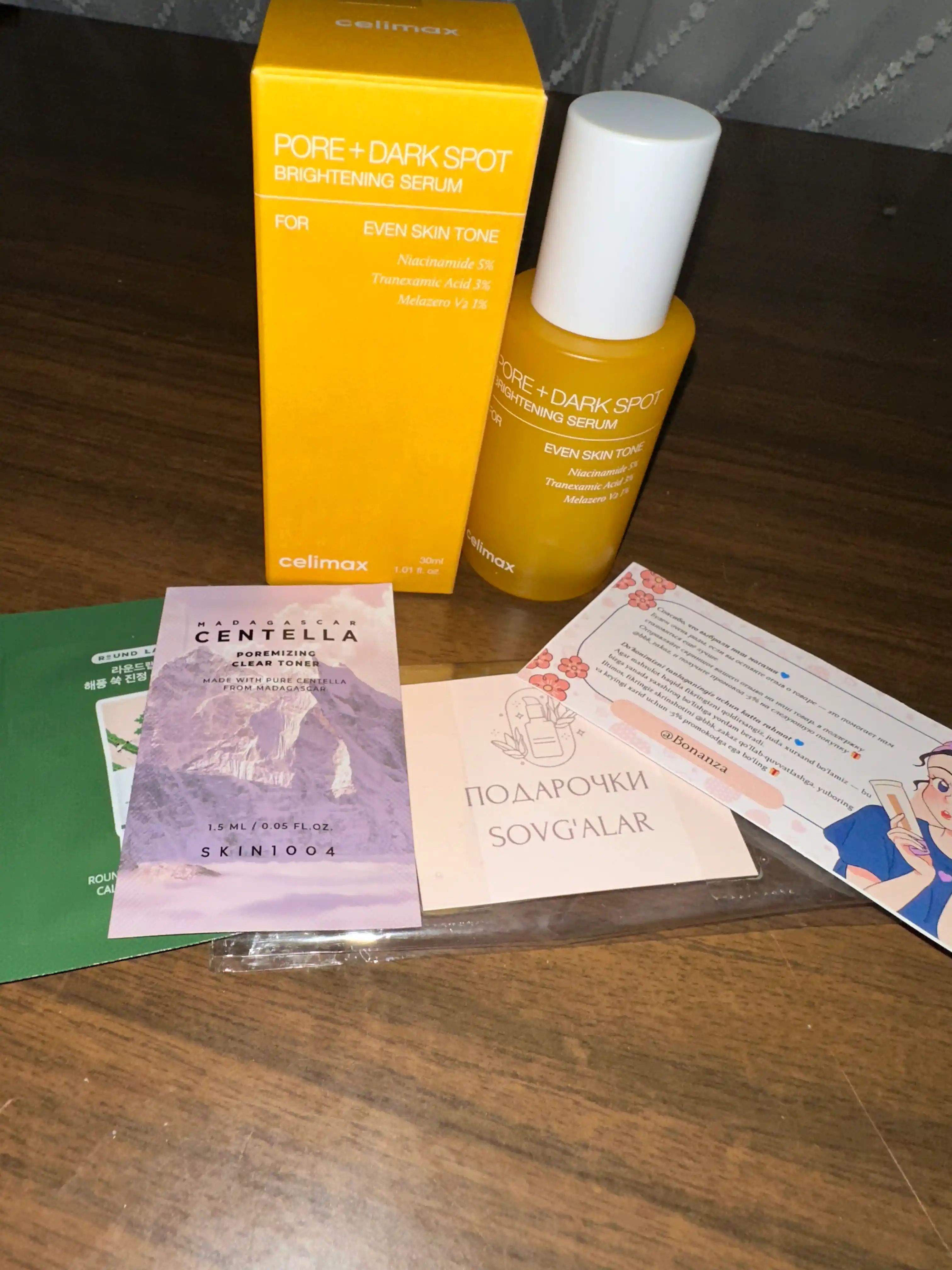 Akne va pigmentatsiyaga qarshi — CELIMAX Pore + Dark Spot Brightening Serum